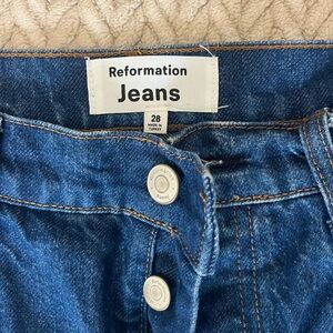 Reformation Denim Jeans - Size 28 - Navy Blue